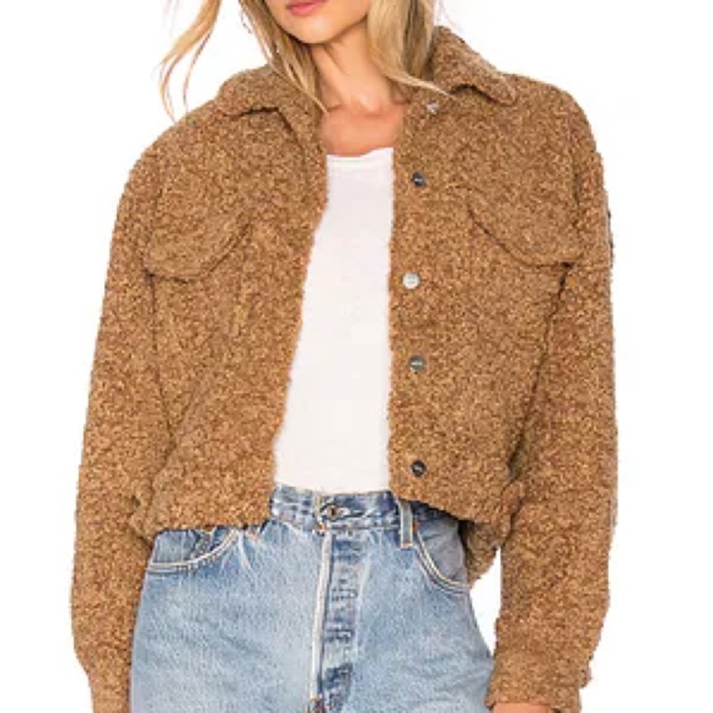 🐫Capulet Aiden Trucker Jacket in Camel, Size XS
